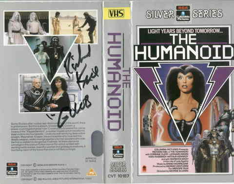 signed VHS video cover
